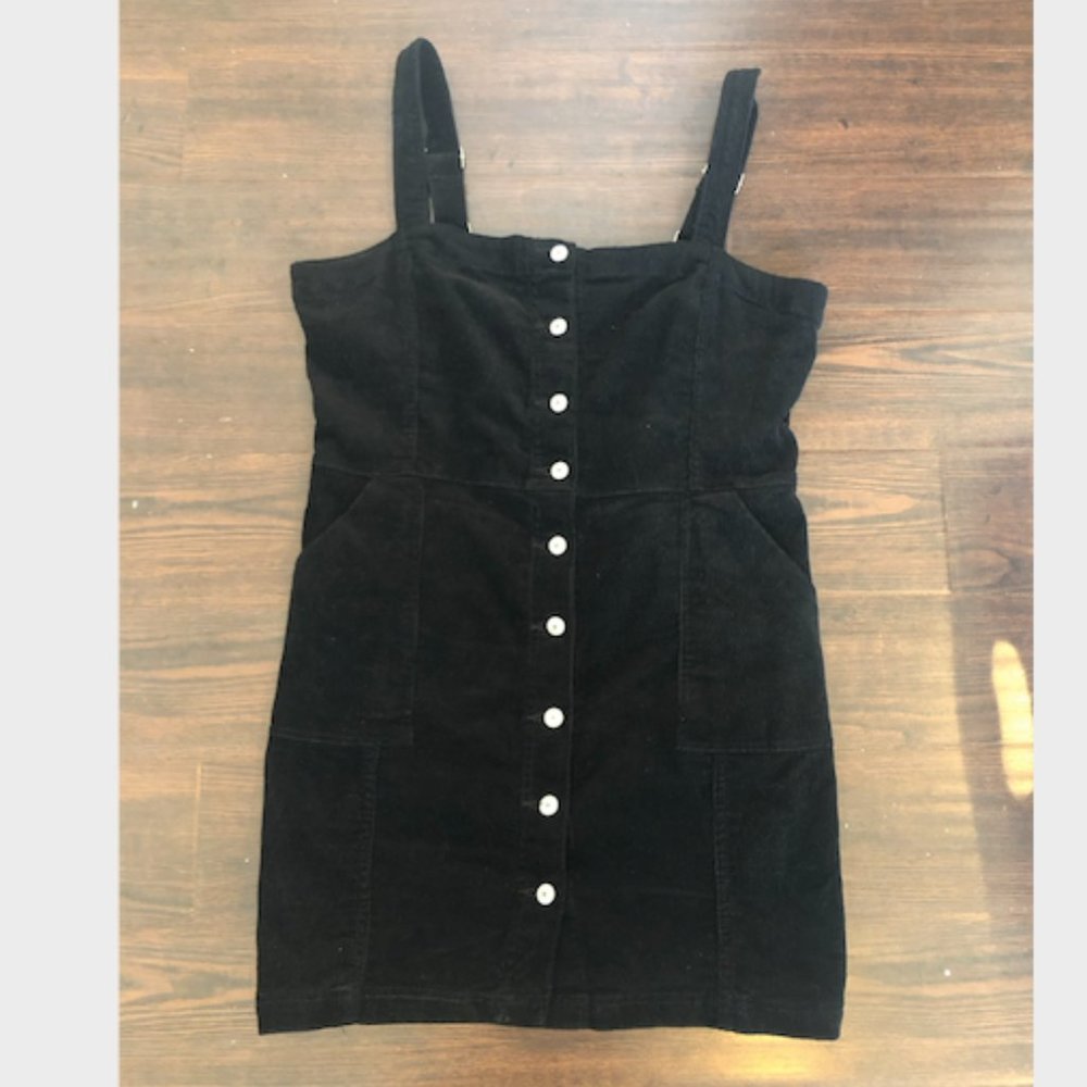 H&M Black Corduroy Jumper